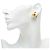 Orecchini vintage Chanel Coco Mark Turnlock Motif D'oro - vista 4
