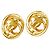 Timeless Orecchini vintage Chanel Coco Mark D'oro - vista 3