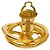 Timeless Orecchini vintage Chanel Coco Mark D'oro - vista 4