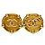 Orecchini vintage Chanel Coco Mark D'oro - vista 2