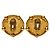 Orecchini vintage Chanel Coco Mark D'oro - vista 3