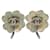 Orecchini Chanel Coco Mark Clover Argento  - vista 2