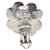 Orecchini Chanel Coco Mark Clover Argento  - vista 4