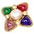 Spilla Vintage Chanel Multicolore