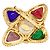 Spilla Vintage Chanel Multicolore - vista 2