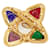 Spilla Vintage Chanel con Strass Multicolore - vista 2