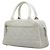 Borsa Boston Chanel Spaline Matelassé Logo Marrone Bianco - vista 2