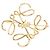Spilla Anagram Loewe in oro D'oro