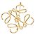 Spilla Anagram Loewe in oro D'oro - vista 2