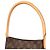 Borsa a tracolla Louis Vuitton Looping MM Monogram Marrone - vista 9
