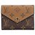 Louis Vuitton Portefeuille Victorine Tri-fold Wallet Marrone