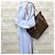Borsa Tote Louis Vuitton Totally MM Monogram Marrone - vista 2