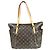 Borsa Tote Louis Vuitton Totally MM Monogram Marrone - vista 3