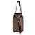 Borsa Tote Louis Vuitton Neverfull PM Damier Marrone - vista 3