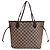 Borsa Tote Louis Vuitton Neverfull MM Damier Marrone