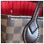 Borsa Tote Louis Vuitton Neverfull MM Damier Marrone - vista 13