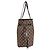Borsa Tote Louis Vuitton Neverfull MM Damier Marrone - vista 4