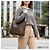 Borsa a tracolla Louis Vuitton Looping GM Monogram Marrone - vista 14