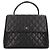 Borsa Chanel Top Handle Matelassé Nero