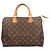 Borsa Louis Vuitton Speedy 30 Monogram Marrone