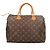 Borsa Louis Vuitton Speedy 30 Monogram Marrone - vista 3
