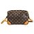 Borsa a tracolla Louis Vuitton Trocadero 27 Monogram Marrone - vista 3