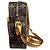 Borsa a tracolla Louis Vuitton Trocadero 27 Monogram Marrone - vista 5