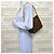 Borsa a tracolla Louis Vuitton Looping MM Monogram Marrone - vista 2