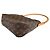 Borsa a tracolla Louis Vuitton Looping MM Monogram Marrone - vista 4