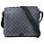 Borsa a tracolla Louis Vuitton District MM Damier Graphite Marrone Nero