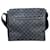Borsa a tracolla Louis Vuitton District MM Damier Graphite Marrone Nero - vista 3