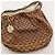 Borsa Hobo Gucci in tela monogram Marrone Beige - vista 6