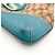 Borsa a tracolla Gucci in tela monogramma e pelle Marrone D'oro Turchese - vista 12