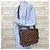Borsa a tracolla Louis Vuitton Shelton MM Damier Marrone - vista 2