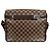 Borsa a tracolla Louis Vuitton Shelton MM Damier Marrone - vista 3