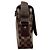 Borsa a tracolla Louis Vuitton Shelton MM Damier Marrone - vista 4