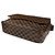 Borsa a tracolla Louis Vuitton Shelton MM Damier Marrone - vista 5