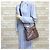 Borsa a tracolla Louis Vuitton Bloomsbury PM Damier Marrone - vista 2