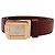 Must de Cartier Gürtel mit Gold- und Silberverschluss Braun Silber Hardware Gold hardware