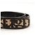 Cinto Christian Dior CD Monogram Preto Bege - vista 2