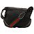 Bolsa Hobo Gucci em tela monogramada com tachas Preto