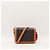 Céline Borsa piccola Celine Triomphe in tela e pelle Tan Marrone Monogramma - vista 3