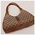 Borsa Hobo Jackie in tela monogram Gucci Marrone Monogramma - vista 6
