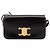 Céline Bolso de hombro Celine Triomphe en piel negra Negro