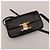 Céline Bolso de hombro Celine Triomphe en piel negra Negro - vista 6