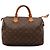 Borsa a mano Louis Vuitton Speedy 30 Monogram Canvas Marrone Monogramma