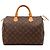 Borsa a mano Louis Vuitton Speedy 30 Monogram Canvas Marrone Monogramma