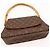 Borsa Pochette Accessoires in canvas Monogram Louis Vuitton Marrone Monogramma - vista 6