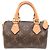 Borsa a tracolla Louis Vuitton Nano Speedy Marrone - vista 2