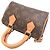 Borsa a tracolla Louis Vuitton Nano Speedy Marrone - vista 4